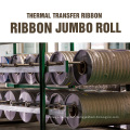 High performance TTR wax/resin/wax-resin barcode thermal transfer ribbon jumbo roll manufacturer